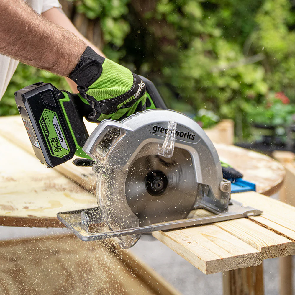 POWERALL 24V Circular Saw 165mm - 2Ah Battery - Image 4
