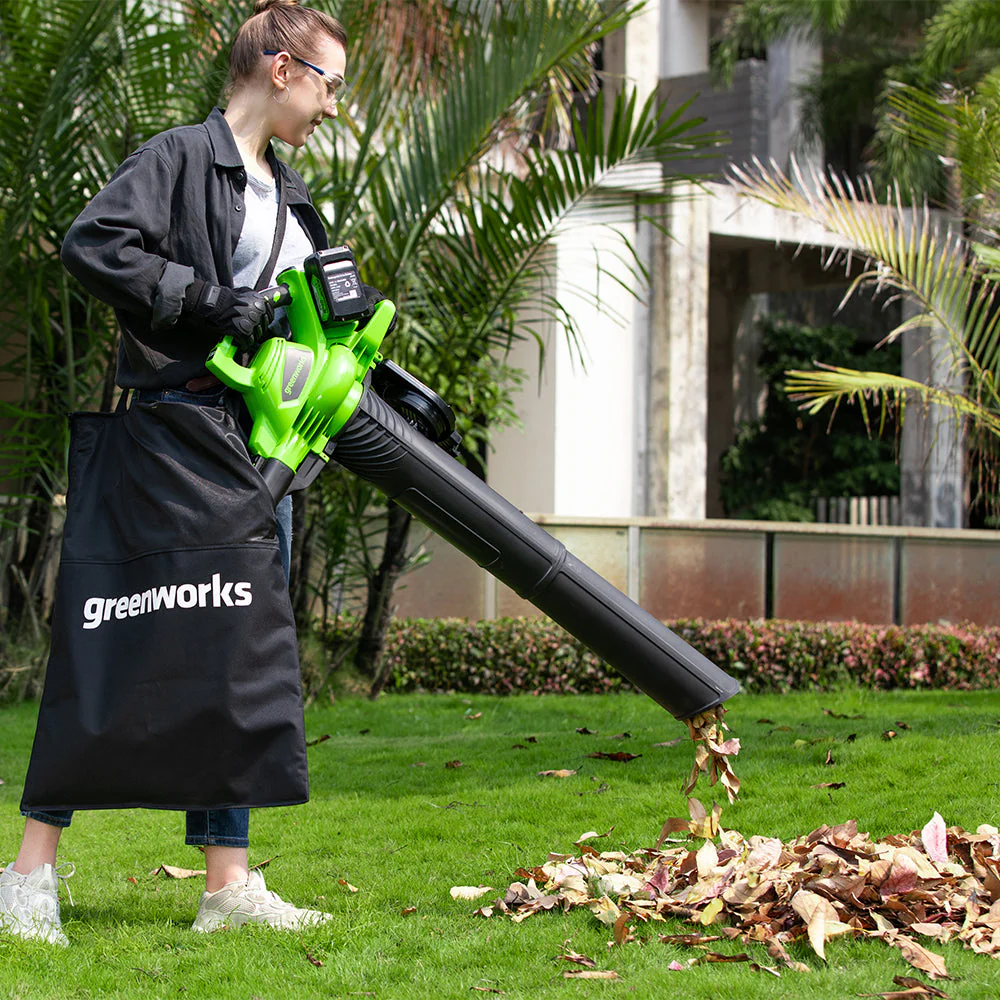 POWERALL 48V (24V x 2) Leaf Blower / Vacuum 322 km/h - tool only - Image 3