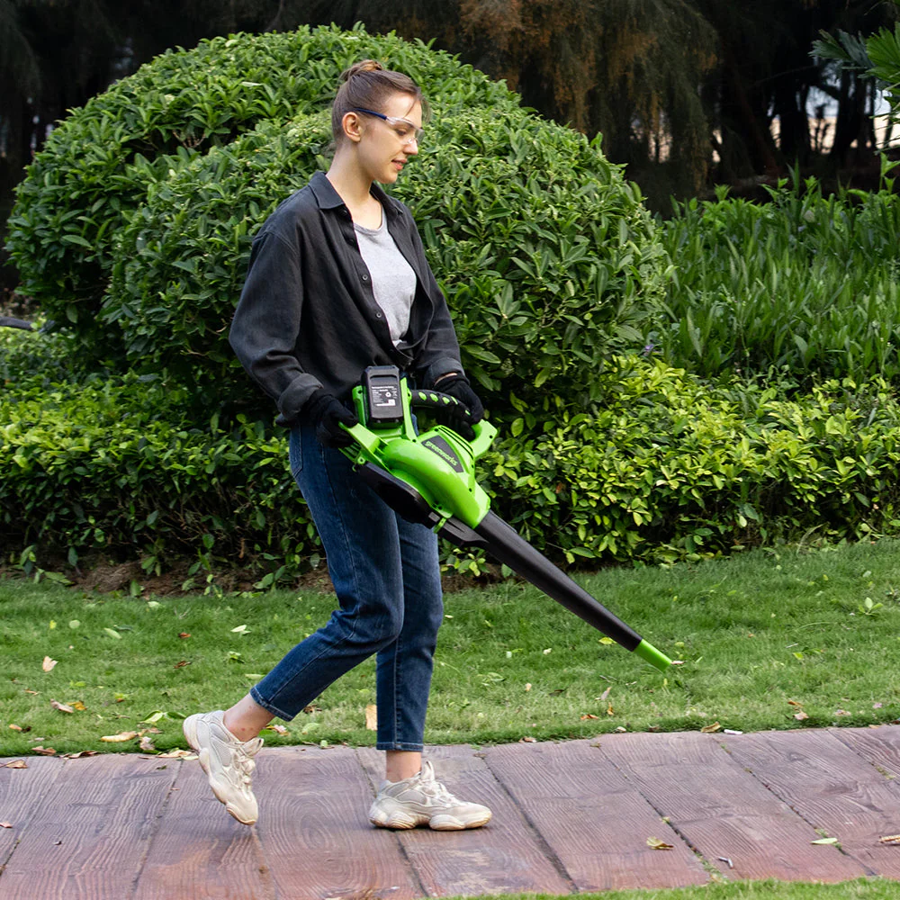 POWERALL 48V (24V x 2) Leaf Blower / Vacuum 322 km/h - tool only - Image 5