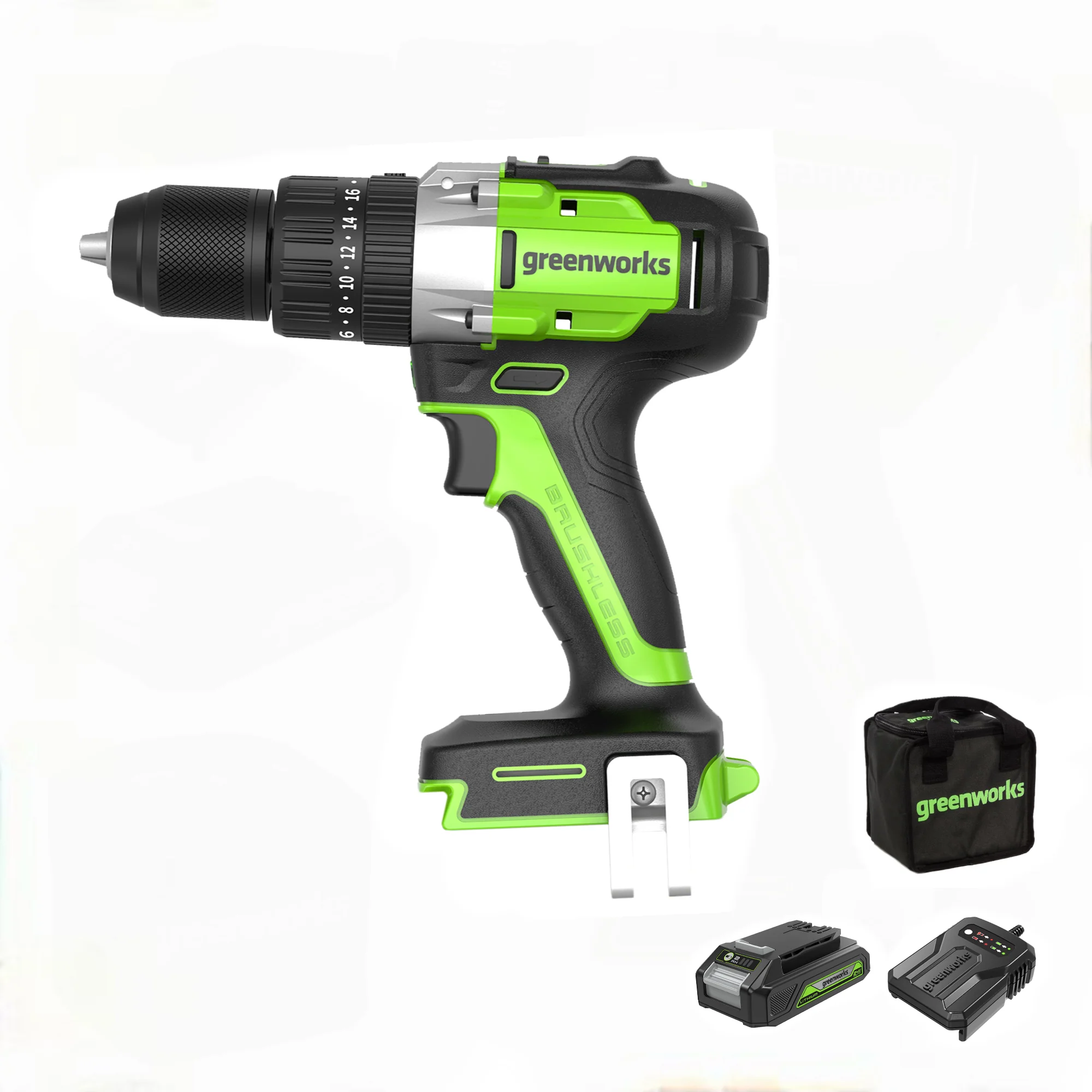 POWERALL 24V Drill 60Nm - 2Ah Battery & Bag