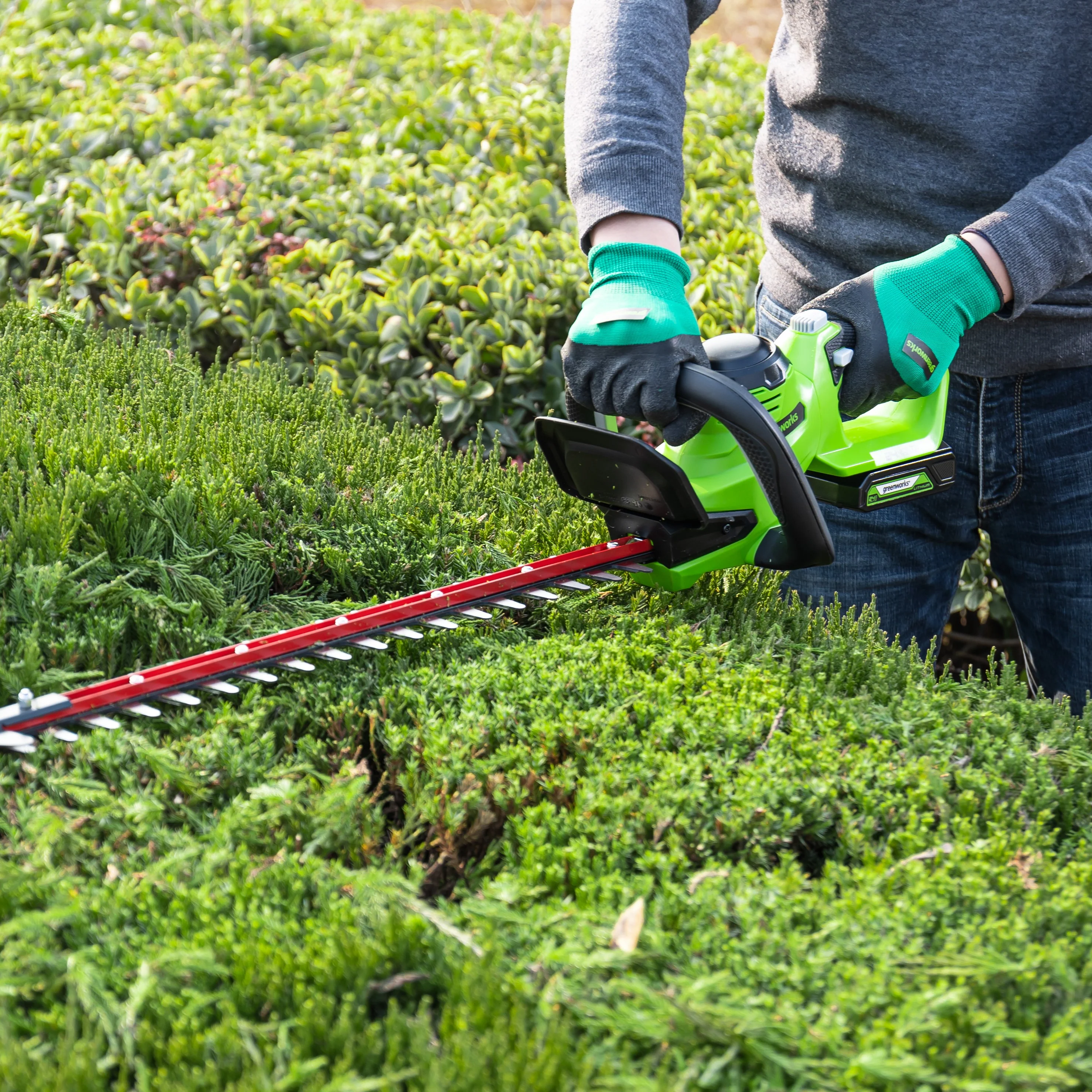 POWERALL 24V Hedge Trimmer 61cm - tool only - Image 5