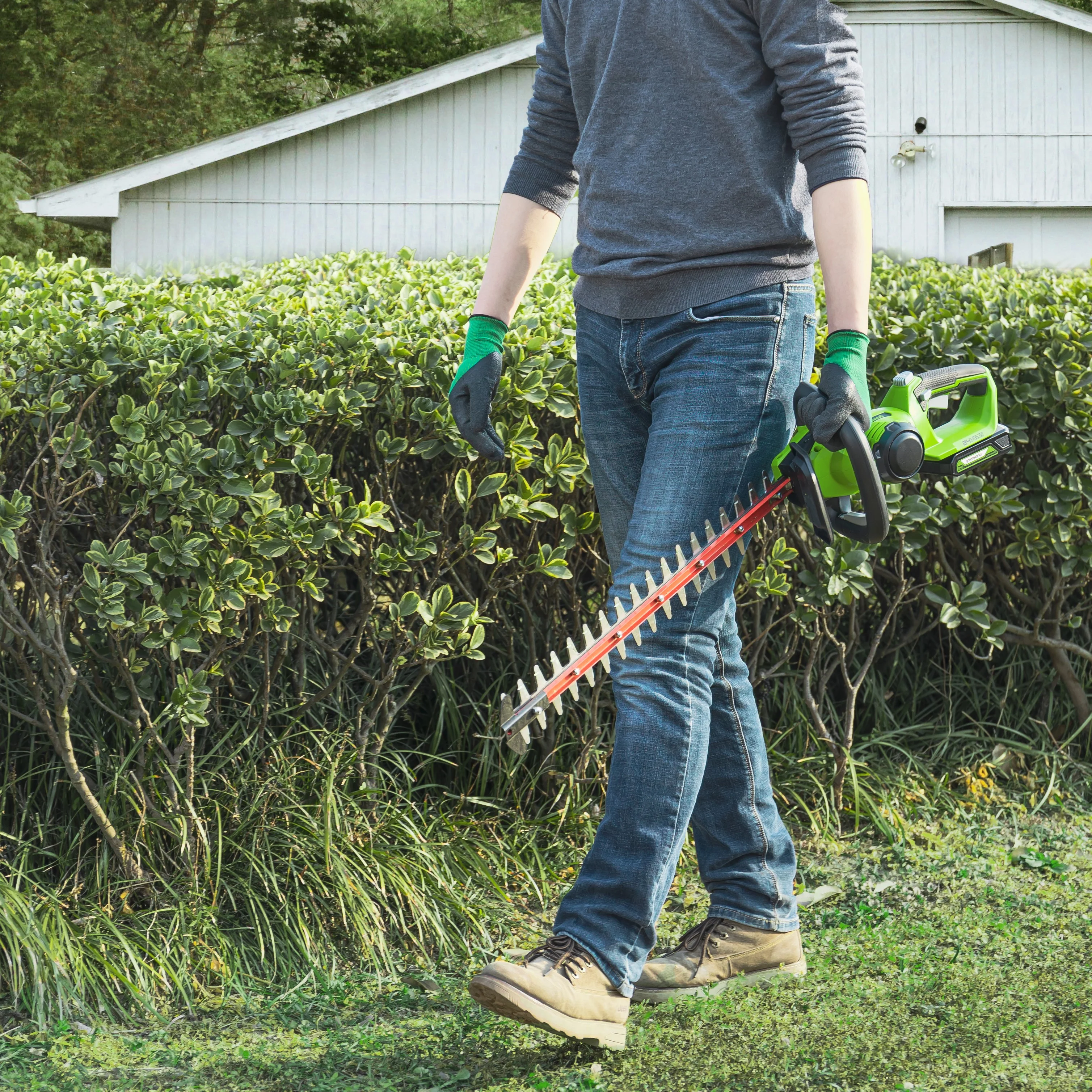 POWERALL 24V Hedge Trimmer 61cm - tool only - Image 8