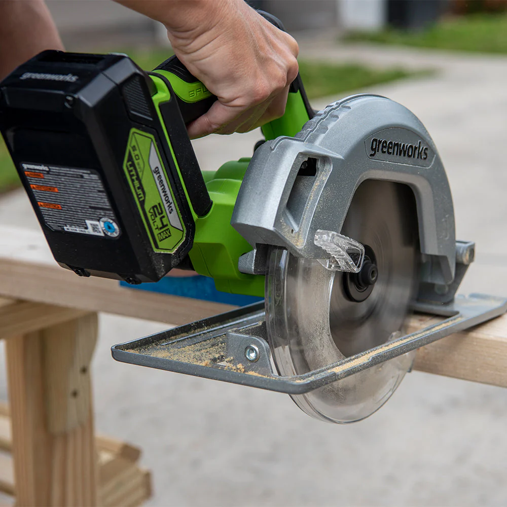 POWERALL 24V Circular Saw 165mm - 2Ah Battery - Image 5