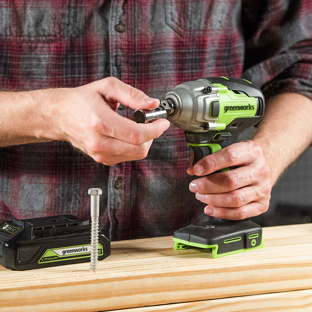 POWERALL 24V Impact Wrench 400Nm - tool only - Image 6