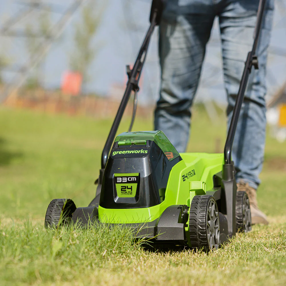 POWERALL 24V Lawn Mower 33cm + Grass Trimmer 25cm Set - Image 3