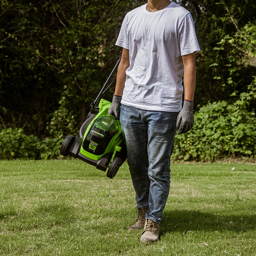 POWERALL 24V Lawn Mower 33cm + Grass Trimmer 25cm Set - Image 4
