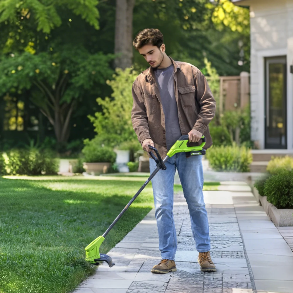 POWERALL 24V Lawn Mower 33cm + Grass Trimmer 25cm Gen. II Set - Image 6