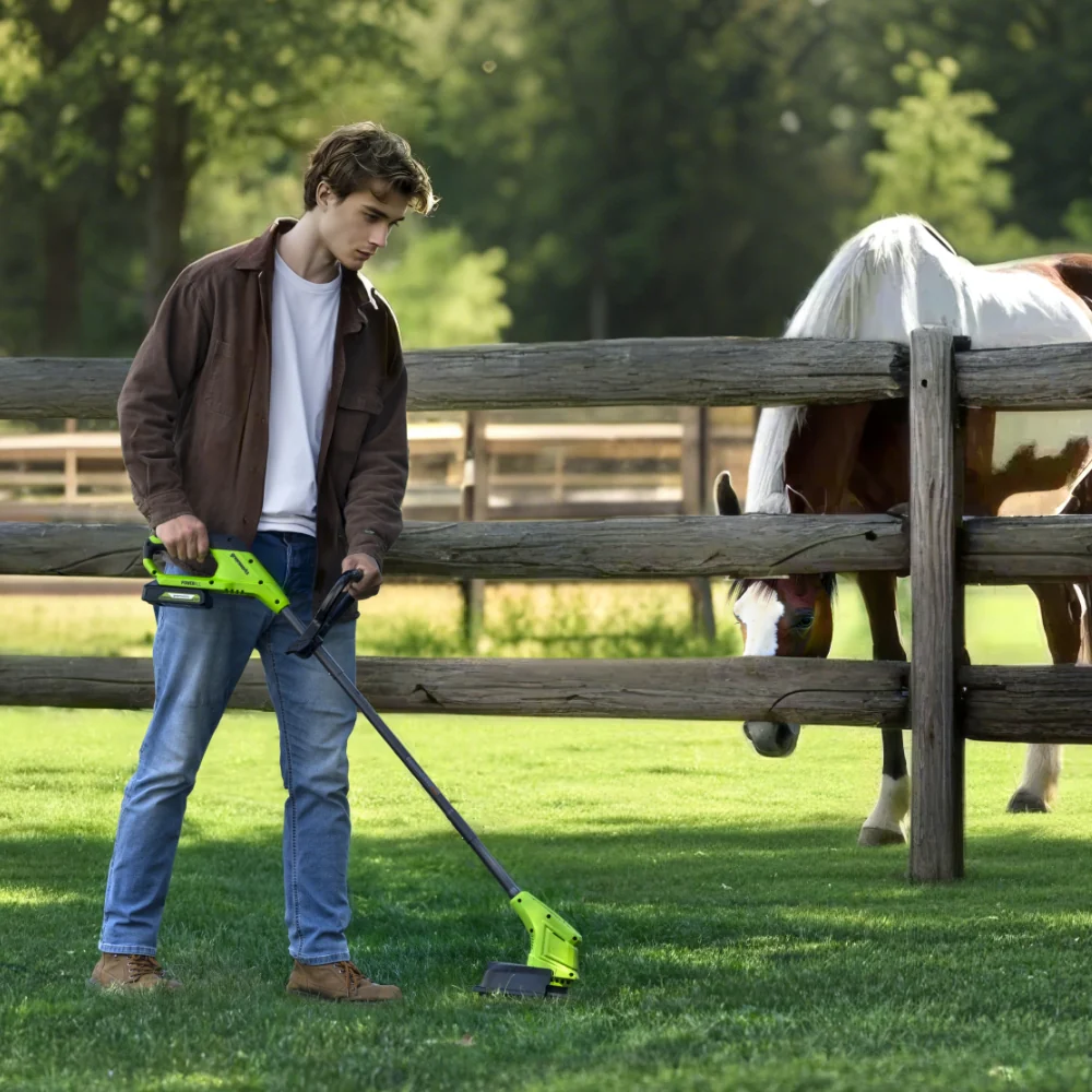POWERALL 24V Lawn Mower 33cm + Grass Trimmer 25cm Gen. II Set - Image 7