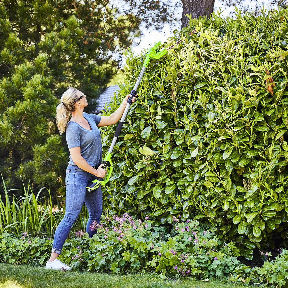POWERALL 24V Pole Hedge Trimmer 51cm - 2Ah Battery - Image 4