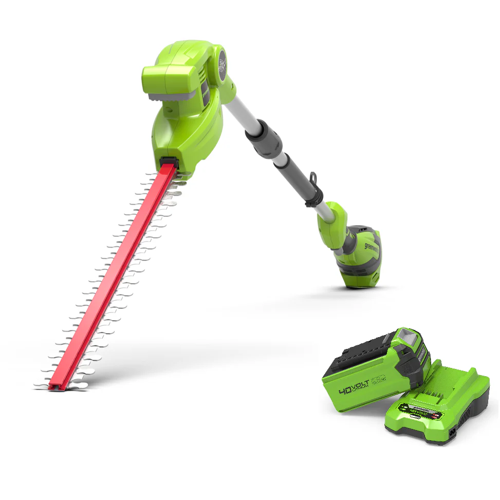 40V Pole Hedge Trimmer 51cm - 2Ah Battery