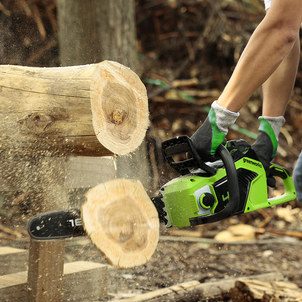 40V Chainsaw 40cm 1,8 kW - 2x 2Ah Battery - Image 7