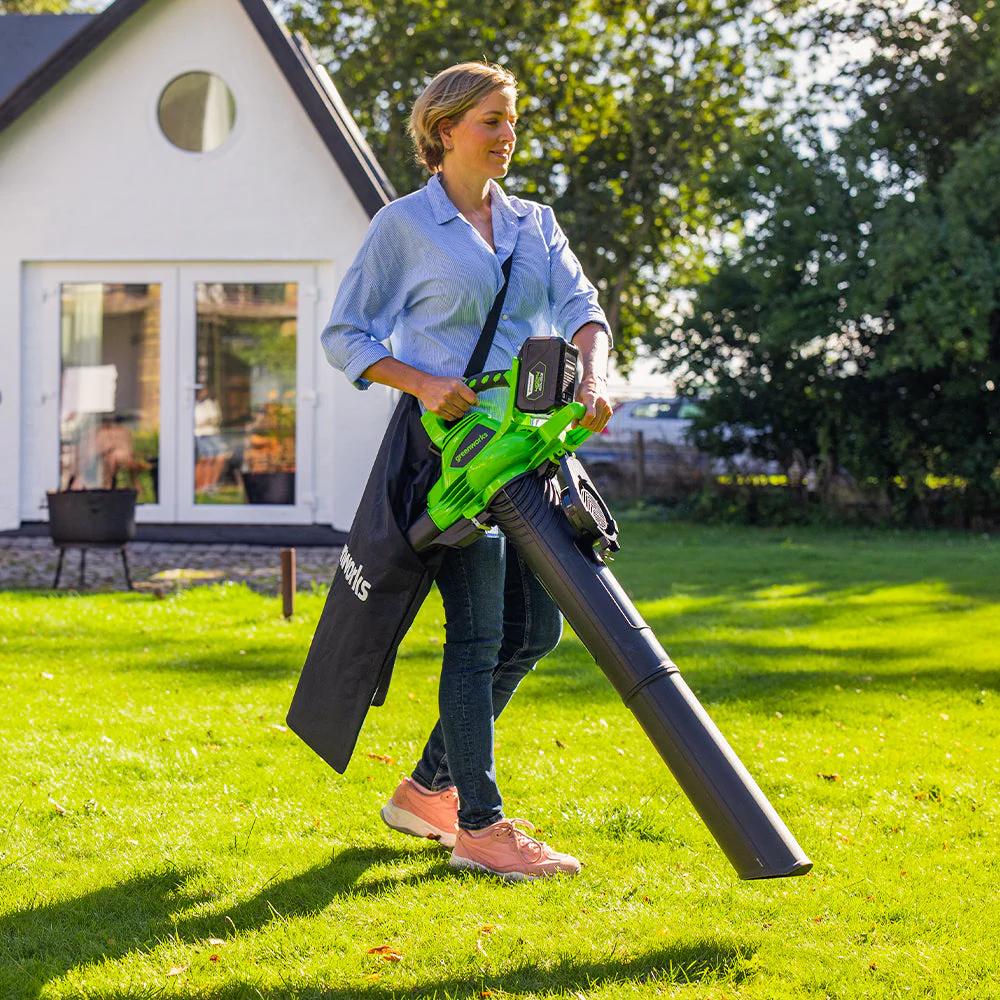 40V Leaf Blower / Vacuum 280 km/h - 2x 2Ah Battery - Image 10