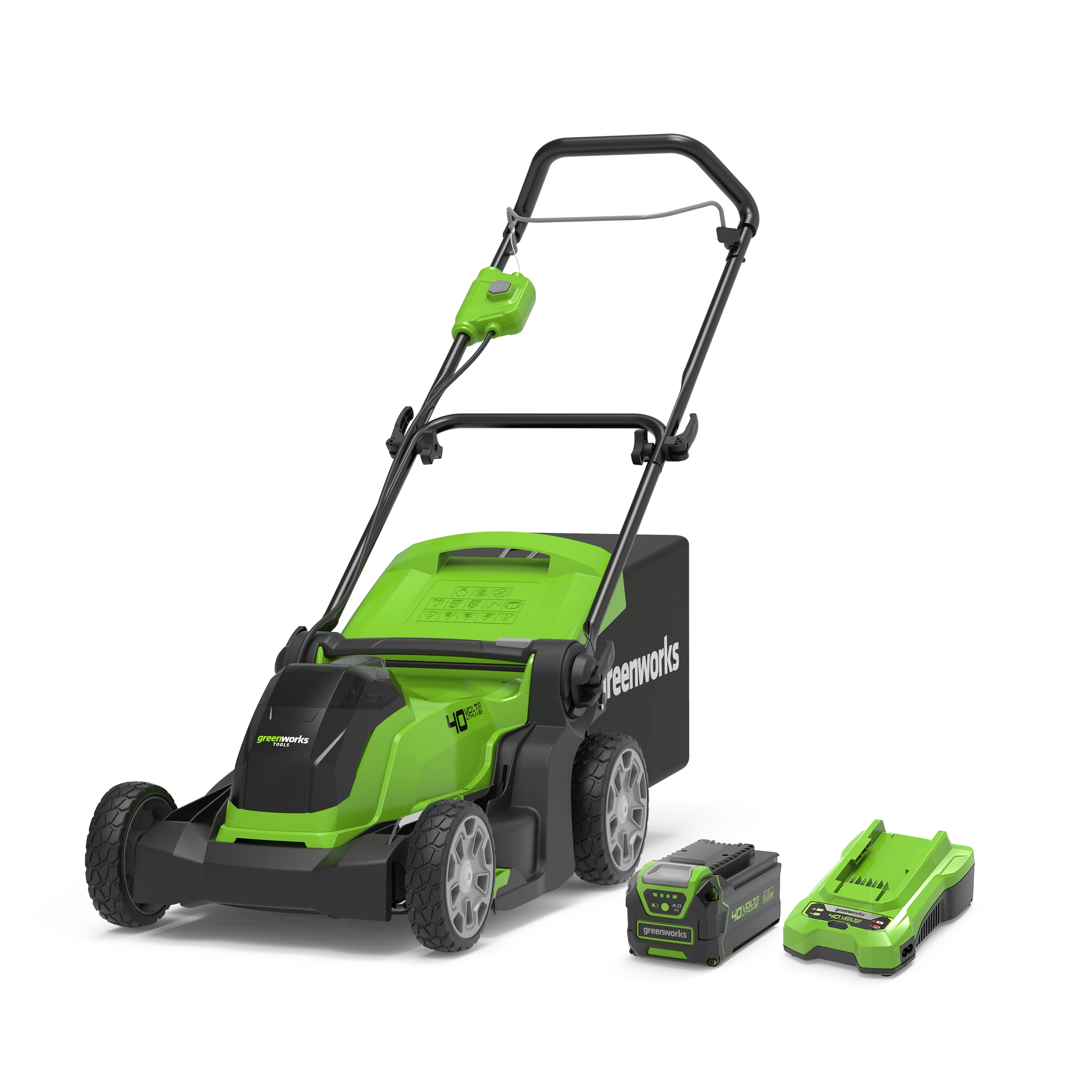 40V Lawn Mower 41cm - 4Ah Battery