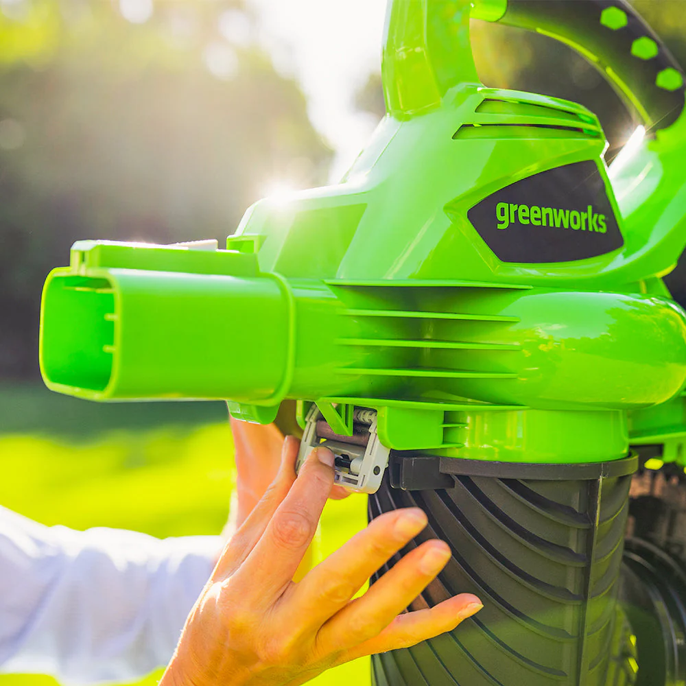 40V Leaf Blower / Vacuum 280 km/h - 2x 2Ah Battery - Image 3