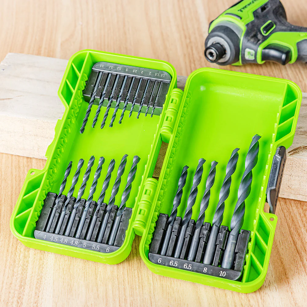 Drill Bit Set 21 pcs - Black oxide - Image 2
