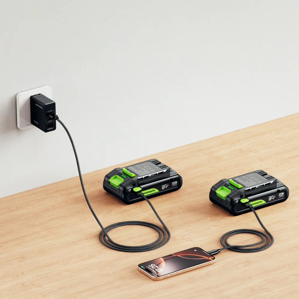 POWERALL 24V 2x High Power USB-C Batteries 2Ah - Image 4