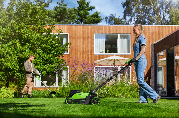 POWERALL 48V (24V x 2) Lawn Mower 41cm - 2x 4Ah Battery - Image 5