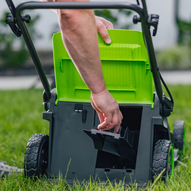 POWERALL 48V (24V x 2) Lawn Mower 41cm - 2x 4Ah Battery - Image 8