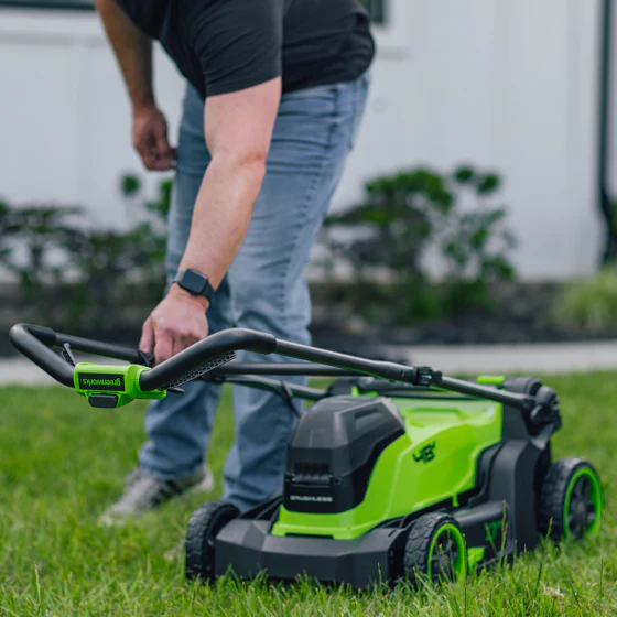 POWERALL 48V (24V x 2) Lawn Mower 41cm - 2x 4Ah Battery - Image 9