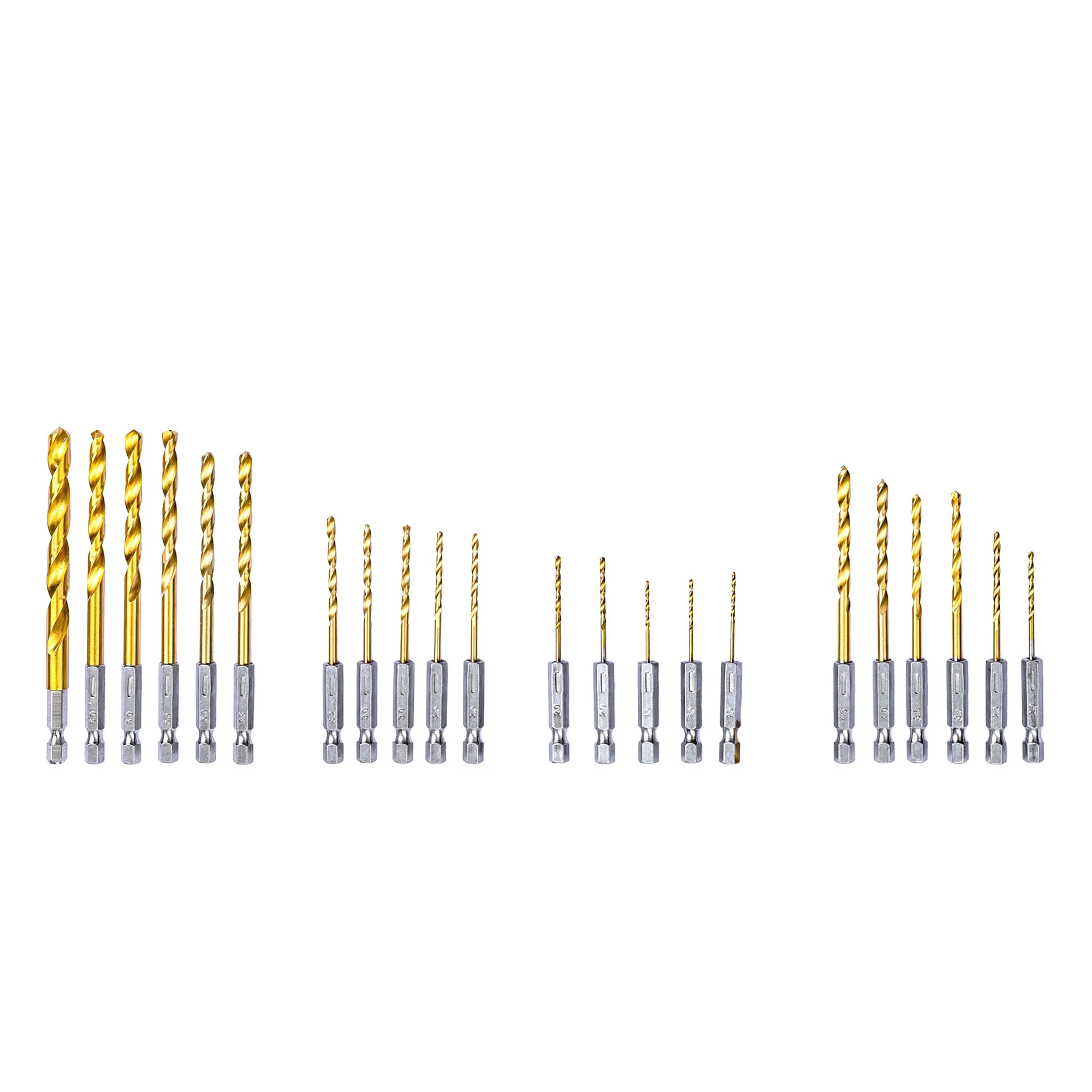 Drill Bit Set 22 pcs - Titanium coated - Image 7